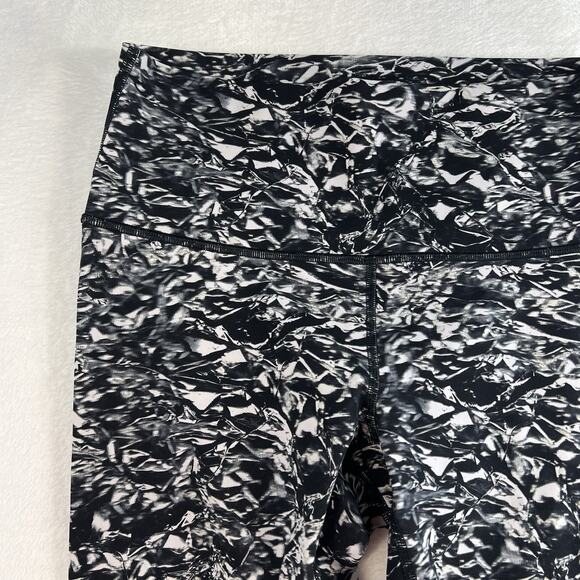 Lululemon Sz 8 Wunder Under Hi-Rise Tight 28"Liquid Platinum Alpine White Multi - Picture 4 of 14